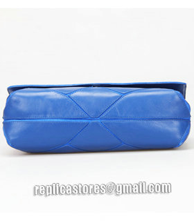 Roger Vivier Sea Blue Lambskin Leather Small Prismick Shoulder Bag-4