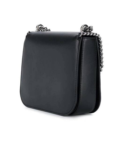Stella McCartney Falabella Box All Is Love Black Napa 20cm Shoulder Bag-5