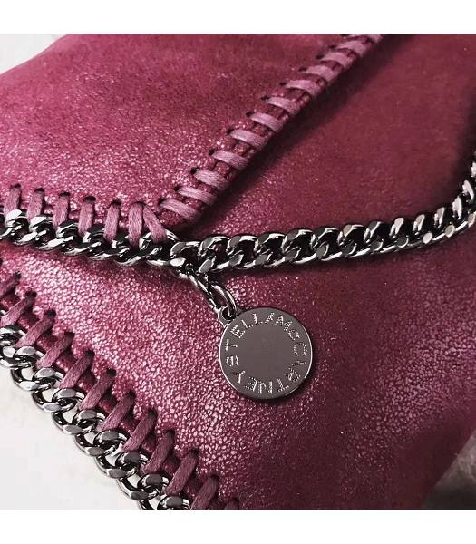 Stella McCartney Falabella Jujube Environmental Polyester Fiber 22cm Shoulder Bag Silver Chains-2