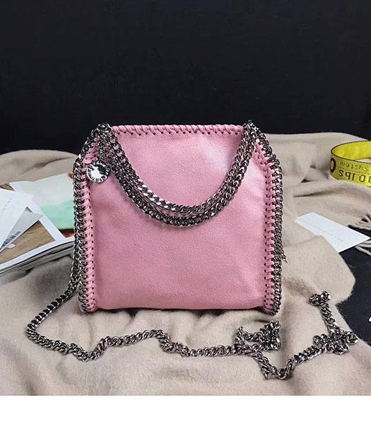 Stella McCartney Falabella Pink Environmental Polyester Fiber 16cm Tote Shoulder Bag