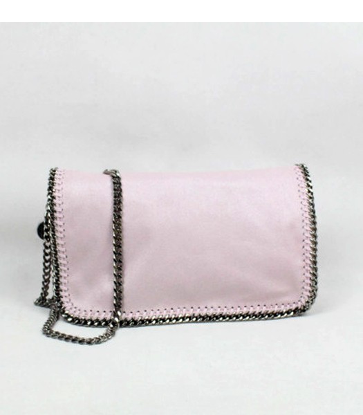 Stella McCartney Falabella PVC Pink Cross Body Bag Silver Chain