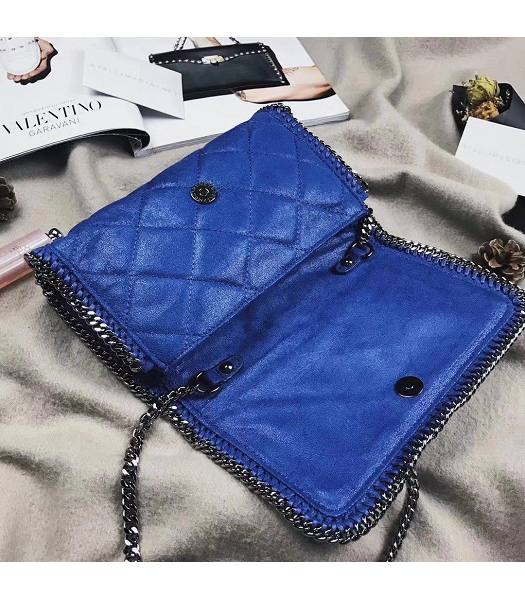 Stella McCartney Falabella Rhombus Blue Environmental Polyester Fiber Cross Body Bag-3