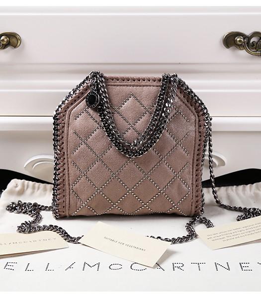 Stella McCartney Falabella Rivet Small Shoulder Bag Khaki