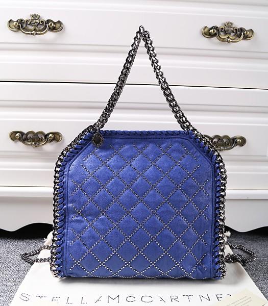 Stella McCartney Falabella Sapphire Blue Leather Rivet Handbag