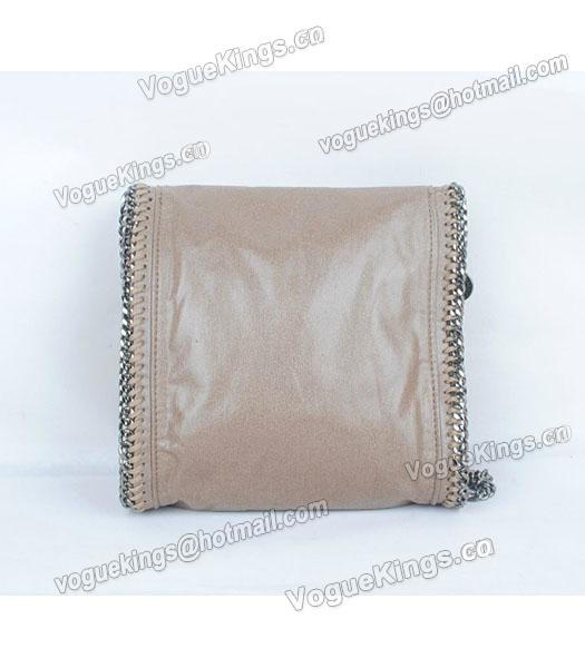 Stella McCartney High PVC Leather Khaki Mini Shoulder Bag Gun Chain-2