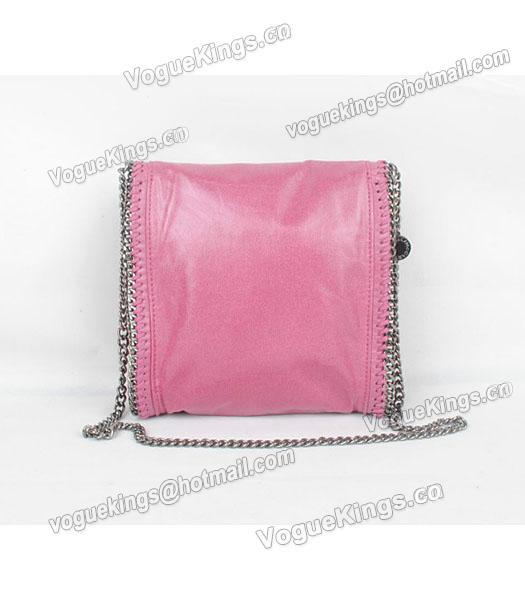 Stella McCartney High PVC Leather Rose Red Mini Shoulder Bag Gun Chain-2