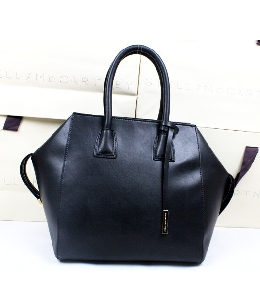 Stella McCartney New Style Small Tote Bag Black Leather