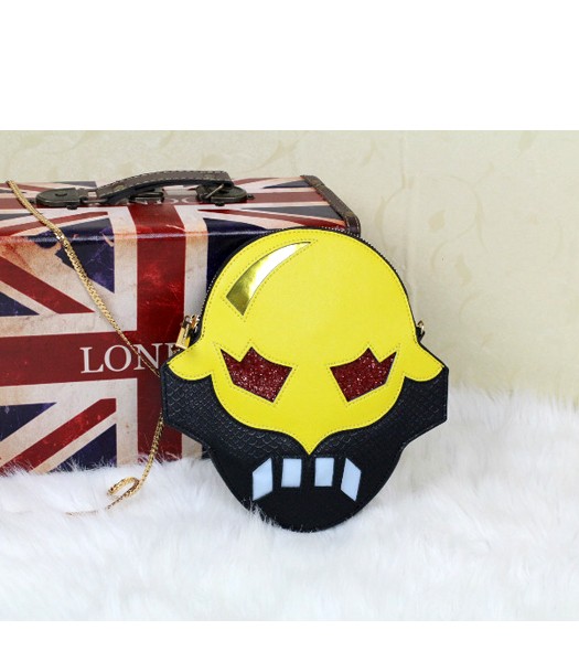 Stella McCartney New Style Yellow Super Hero Mask Small Cross Body Bag