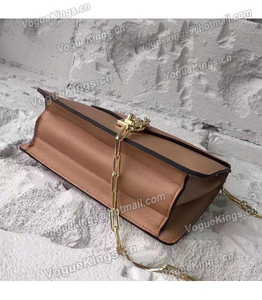 Valentino Apricot Original Leather Chains Messenger Bag-6