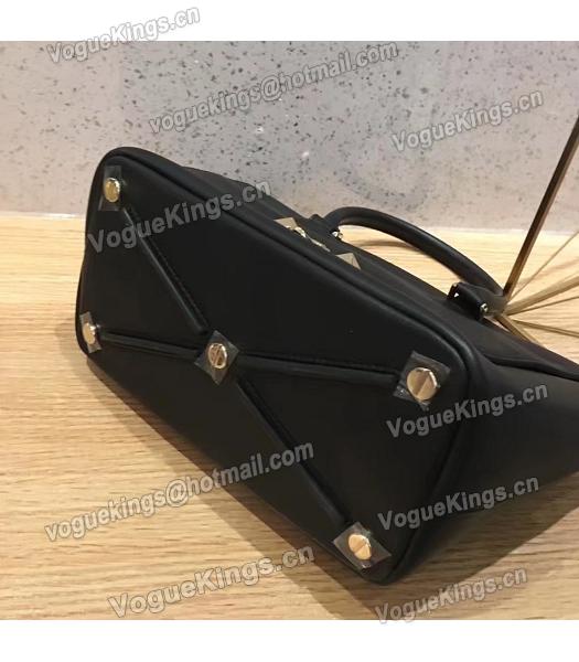Valentino Demilune Black Original Leather Small Tote Bag-3