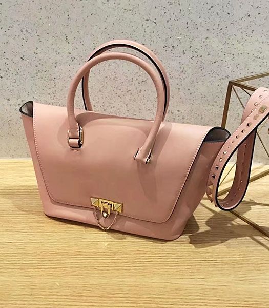 Valentino Demilune Pink Original Leather Small Tote Bag