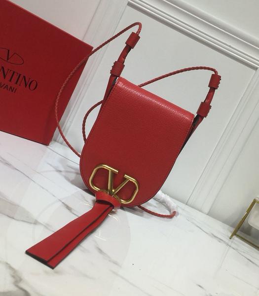 Valentino Garavani Vring Red Original Lambskin Leather 13cm Crossbody Bag