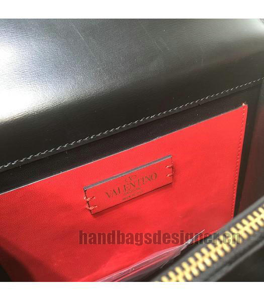 Valentino Garavani VSLING Black Original Leather 22cm Box Bag-4