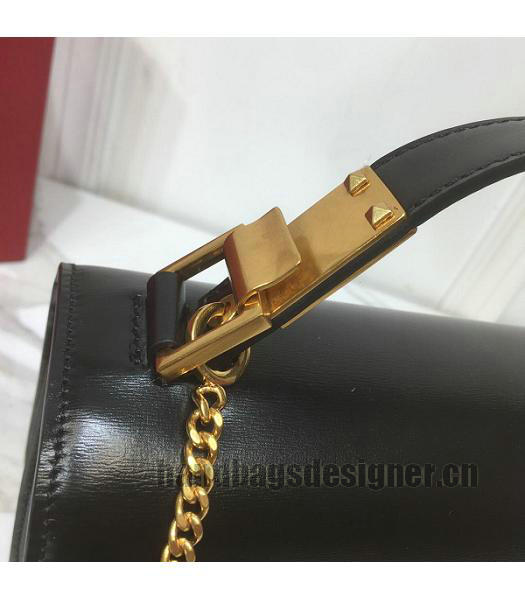 Valentino Garavani VSLING Black Original Leather 22cm Box Bag-6