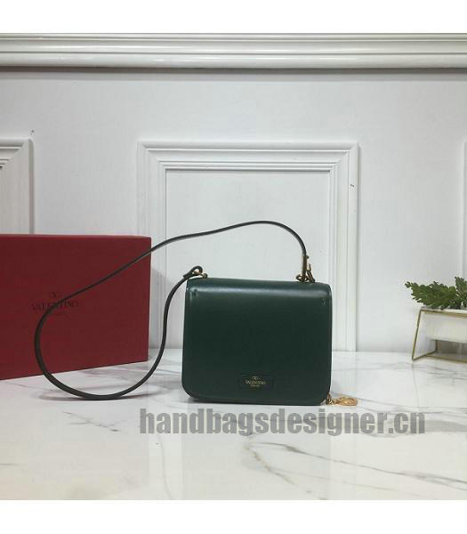 Valentino Garavani VSLING Green Original Leather 18cm Box Bag-1