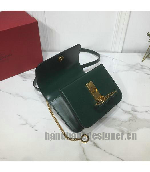 Valentino Garavani VSLING Green Original Leather 18cm Box Bag-3