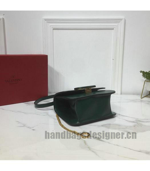 Valentino Garavani VSLING Green Original Leather 18cm Box Bag-6