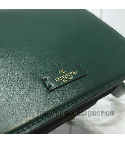 Valentino Garavani VSLING Green Original Leather 22cm Box Bag-6