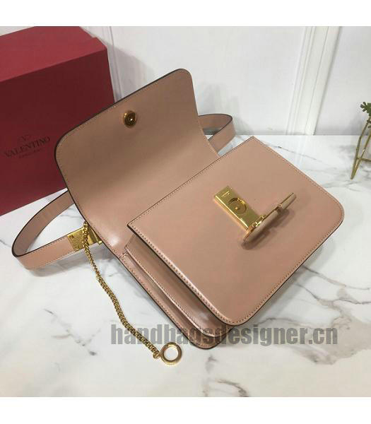 Valentino Garavani VSLING Nude Pink Original Leather 22cm Box Bag-2