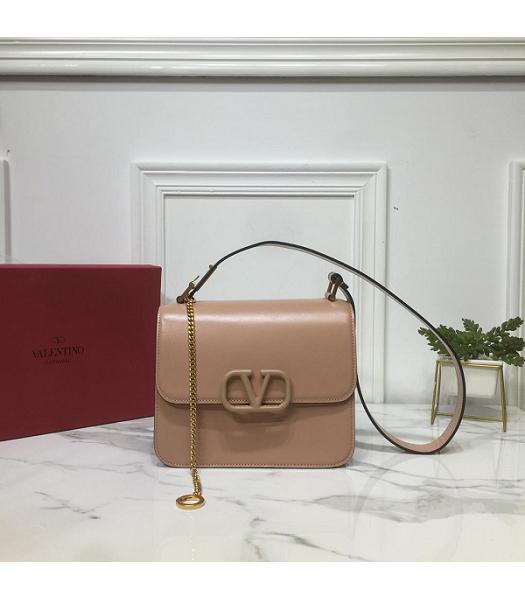 Valentino Garavani VSLING Nude Pink Original Leather 22cm Box Bag