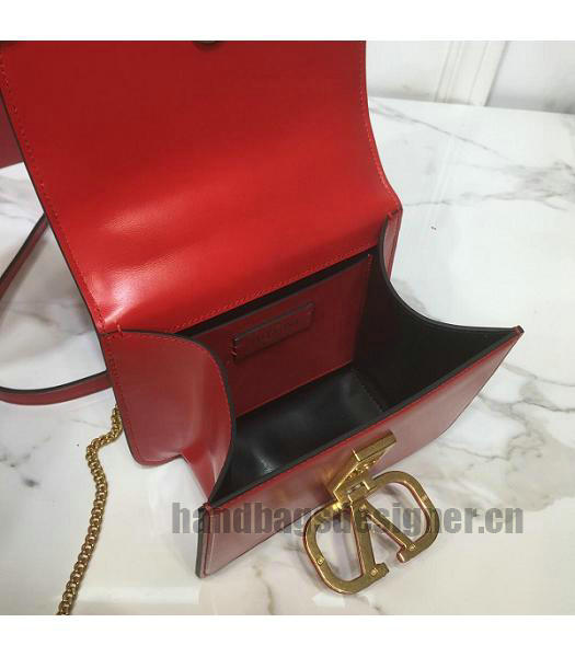 Valentino Garavani VSLING Red Original Leather 18cm Box Bag-3