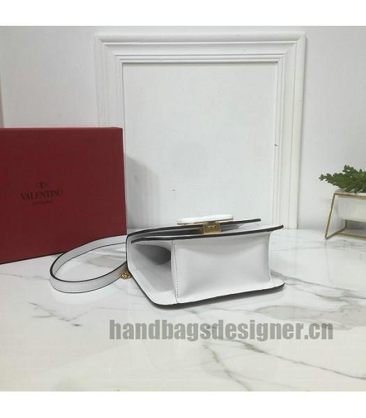 Valentino Garavani VSLING White Original Palmprint Leather 18cm Box Bag-6