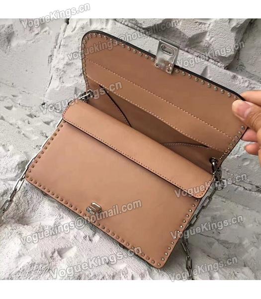 Valentino Khaki Original Leather Rivets Small Bag-1