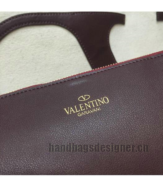 Valentino VLOGO Garavani Beach Canvas 30cm Shopping Bag White-2