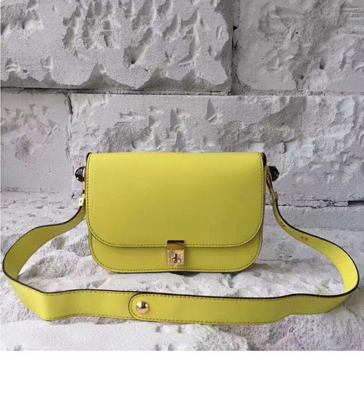 Valentino Yellow Original Leather Small Shoulder Bag