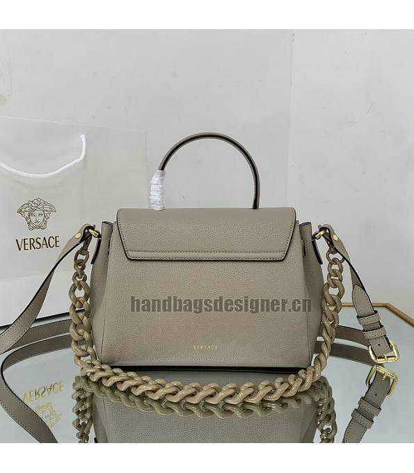 Versace Apricot Original Leather La Medusa Medium Handbag-2