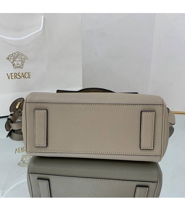 Versace Apricot Original Leather La Medusa Medium Handbag-8