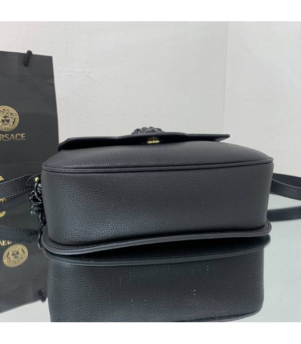 Versace Black Original Leather La Medusa Medium Shoulder Bag-8