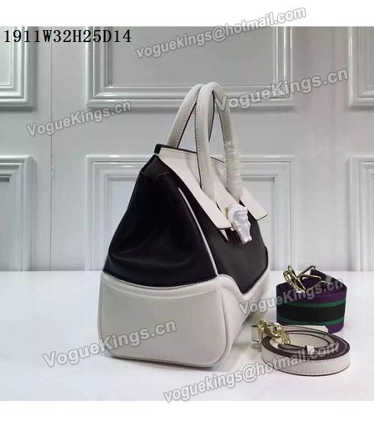 Versace Palazzo Empire Leather Top Handle Bag White-1