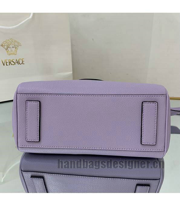 Versace Purple Original Leather La Medusa Medium Handbag-8