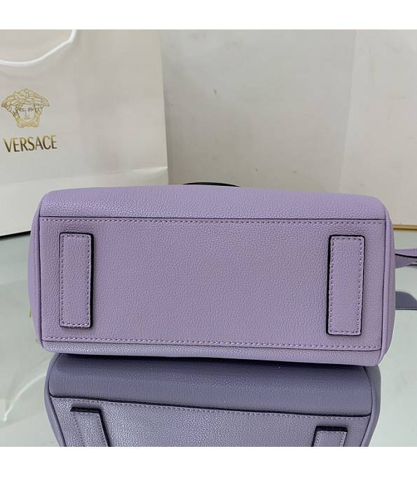 Versace Purple Original Leather La Medusa Medium Handbag-8