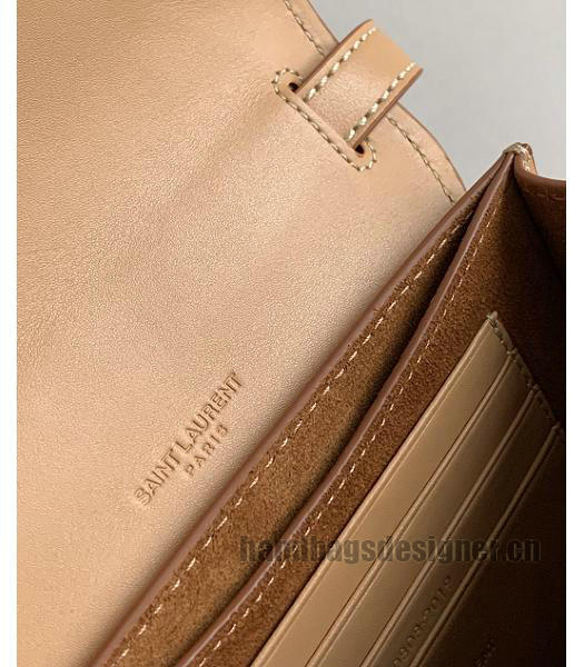 YSL Kaia Apricot Original Vintage Real Leather Mini Satchel Bag-4