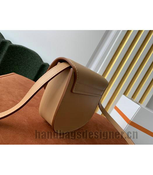 YSL Kaia Apricot Original Vintage Real Leather Mini Satchel Bag-7