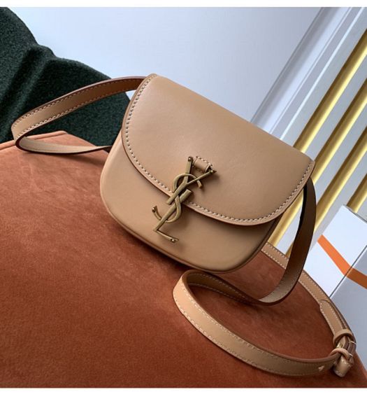 YSL Kaia Apricot Original Vintage Real Leather Mini Satchel Bag