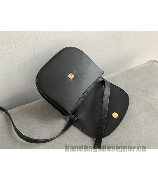 YSL Kaia Black Original Vintage Real Leather Mini Satchel Bag-4