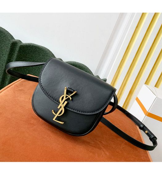 YSL Kaia Black Original Vintage Real Leather Mini Satchel Bag