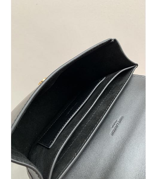 YSL Kaia Black Original Vintage Real Leather Small Satchel Bag-3