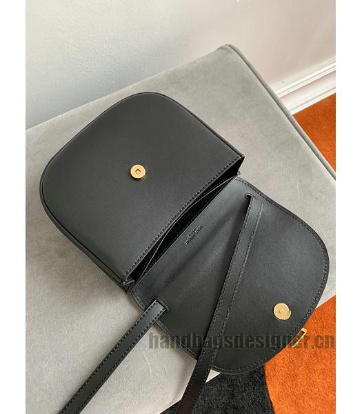YSL Kaia Black Original Vintage Real Leather Small Satchel Bag-4