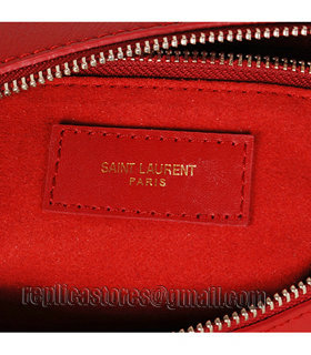 Yves Saint Laurent Birkin Tote Bag Black/Red Original Leather-5