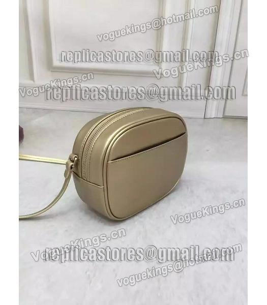Yves Saint Laurent Gold Leather Fringed Mini Shoulder Bag-4