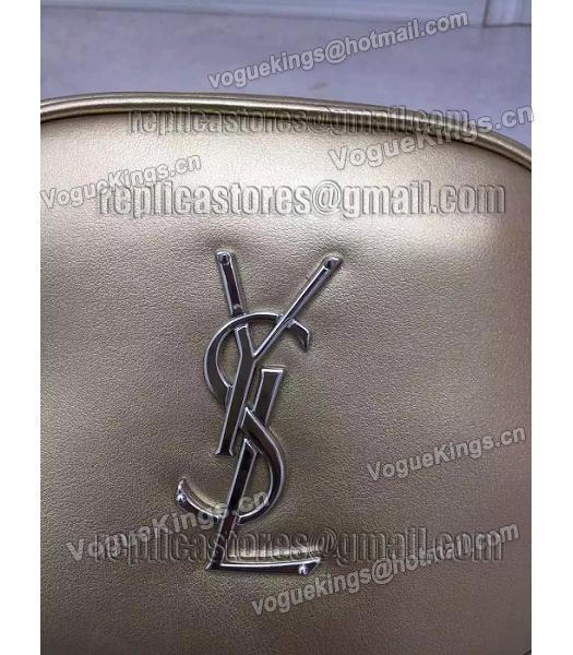 Yves Saint Laurent Gold Leather Fringed Mini Shoulder Bag-6