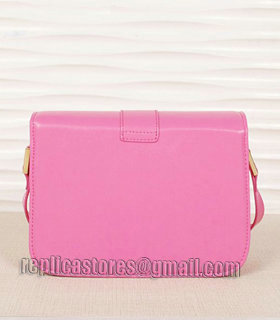 Yves Saint Laurent Large Chyc Shoulder Bag In Sakura Pink Leather-1