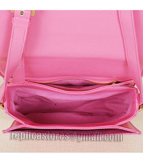 Yves Saint Laurent Large Chyc Shoulder Bag In Sakura Pink Leather-3