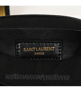 Yves Saint Laurent Monogramme Black Leather Mini Shoulder Bag-4