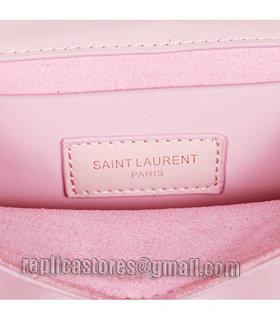 Yves Saint Laurent Monogramme Pink Leather Mini Shoulder Bag-1