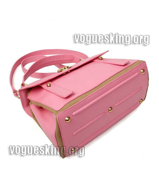 Yves Saint Laurent Muse Two Small Tote Bag Pink-3